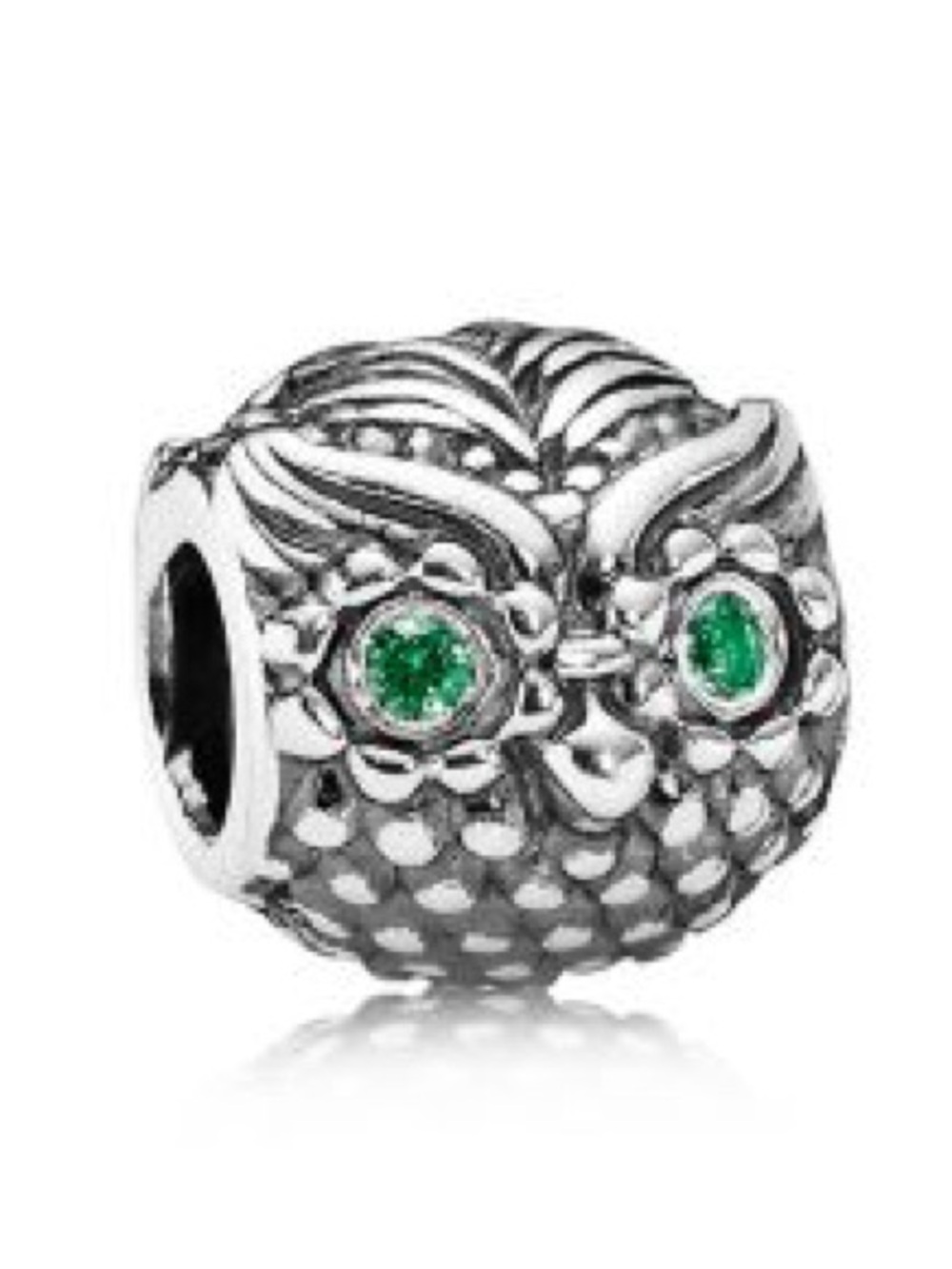 Genuine Retired PANDORA Wise Owl Charm; 791211CZ